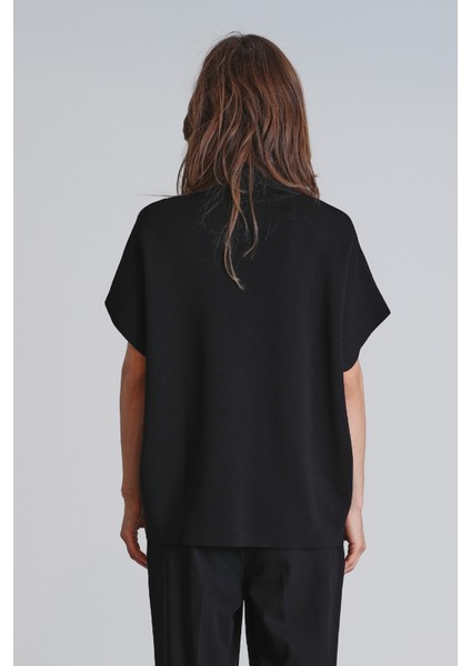 Laura Kadın Kazak Siyah