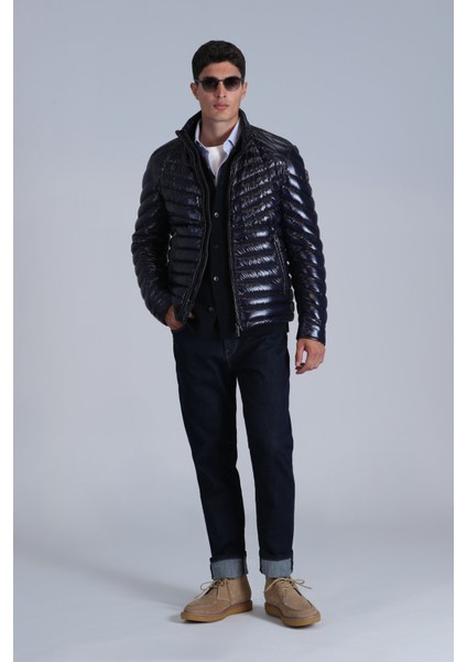 Luc Kaz Tüyü Erkek Mont Siyah fiyatları