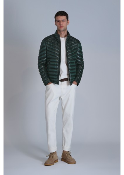 Luc Kaz Tüyü Erkek Mont Siyah fiyatları