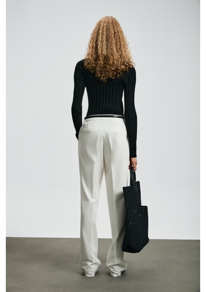 Perla Kadın Kazak Siyah