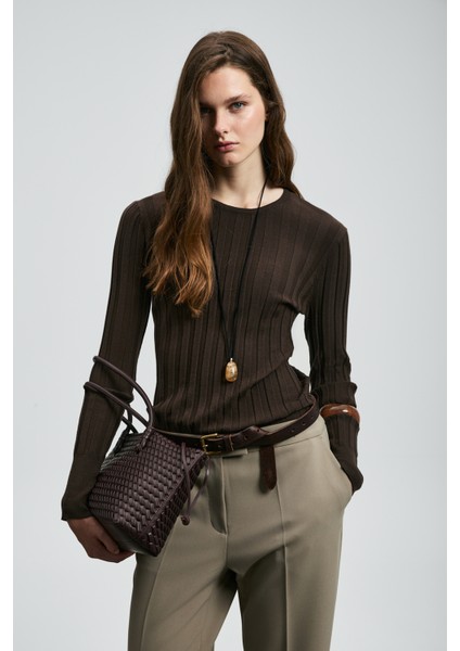 Perla Kadın Kazak Siyah modelleri