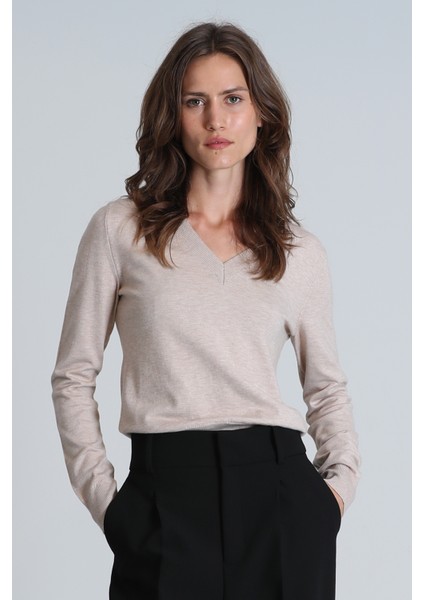 Vırgınıa Kadın Kazak Bej