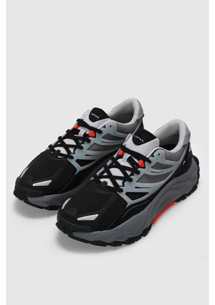 Edwın Erkek Deri Sneaker Ayakkabı Gri fırsatları