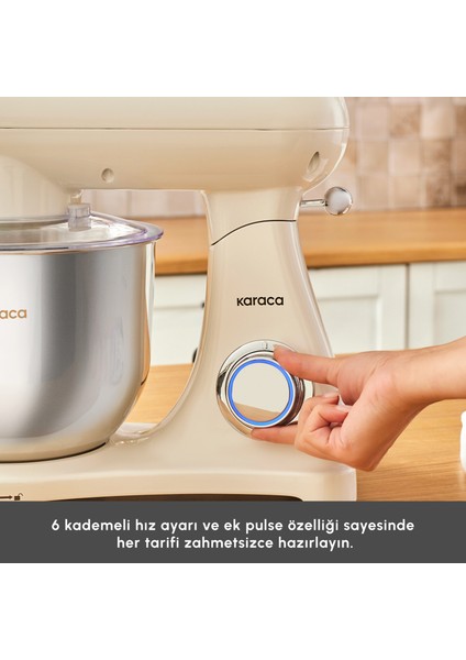 Powercast Chef Döküm Stand Mikser Cream Mutfak Şefi 1800W 6,2 Lt indirimleri