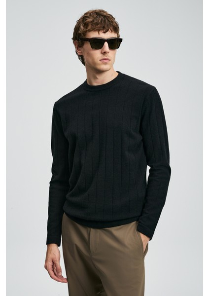 Kent Erkek Kazak Siyah fırsatları