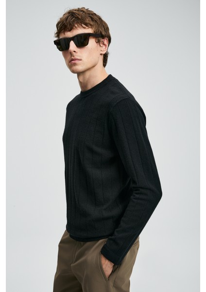 Kent Erkek Kazak Siyah indirimleri