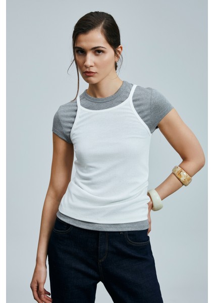 Isla Kadın Kolsuz T- Shırt fırsatları