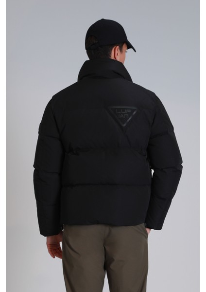 Proper Kaz Tüyü Erkek Mont Siyah