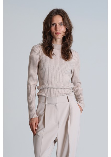 Vendı Kadın Kazak Bej