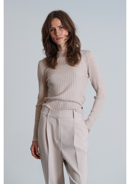 Vendı Kadın Kazak Bej modelleri