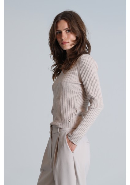 Vendı Kadın Kazak Bej indirimleri