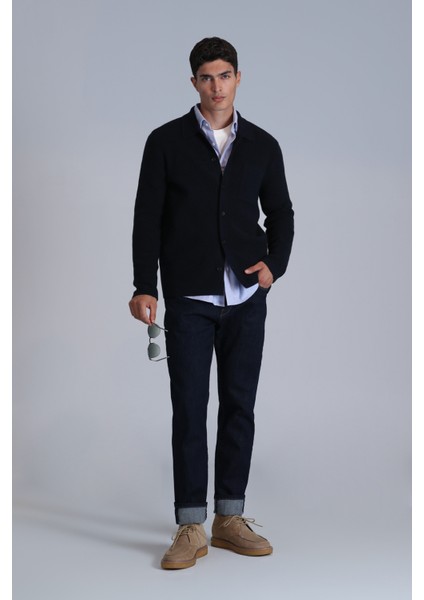 Solıd Erkek Hırka Siyah fırsatları