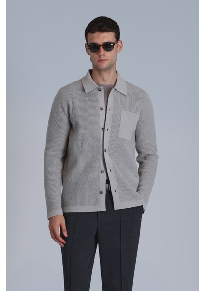 Solıd Erkek Hırka Siyah