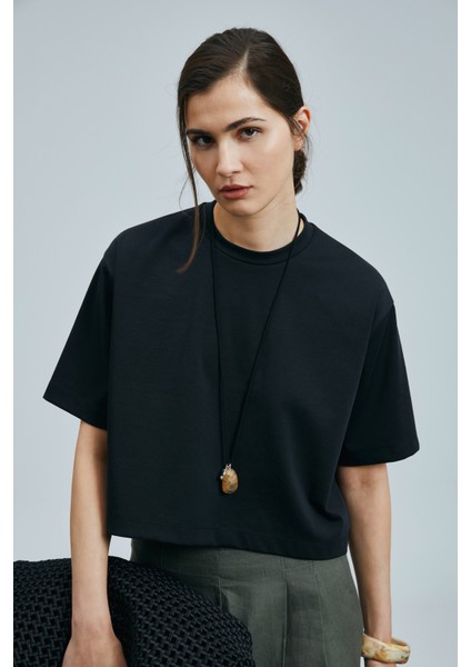 Herme Kadın Pamuklu T- Shırt