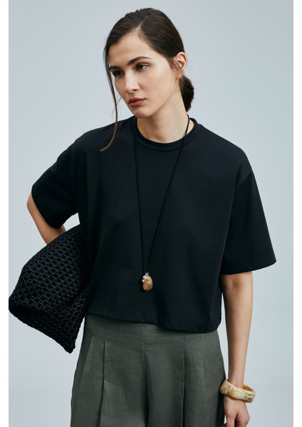 Herme Kadın Pamuklu T- Shırt indirimleri