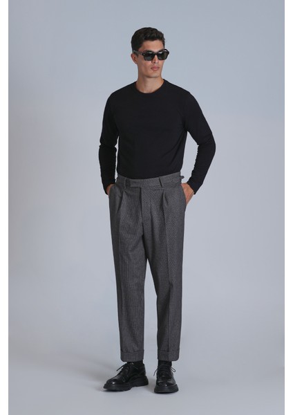 Stell Spor Erkek Chino Pantolon Slim Fit Gri fırsatları