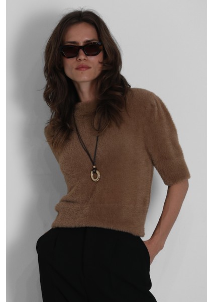 Bloom Kadın Kazak Kahverengi modelleri