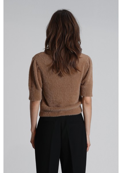 Bloom Kadın Kazak Kahverengi