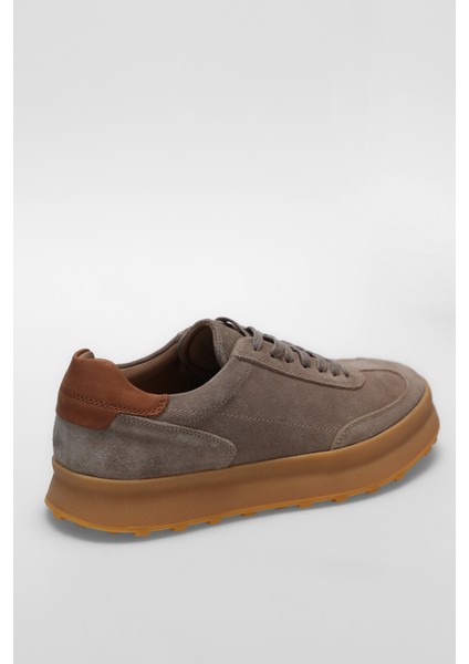 Adam Erkek Deri Sneaker Ayakkabı Kahverengi fiyatları