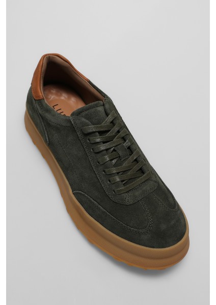 Adam Erkek Deri Sneaker Ayakkabı Kahverengi fiyatları