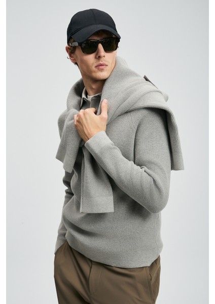 Rufus Erkek Kazak Siyah fırsatları