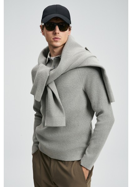 Rufus Erkek Kazak Siyah indirimleri