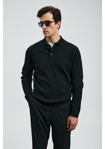 Josef Erkek Kazak Siyah modelleri