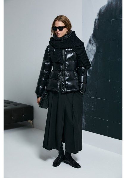 Flash Kaz Tüyü Kadın Mont Siyah fiyatları