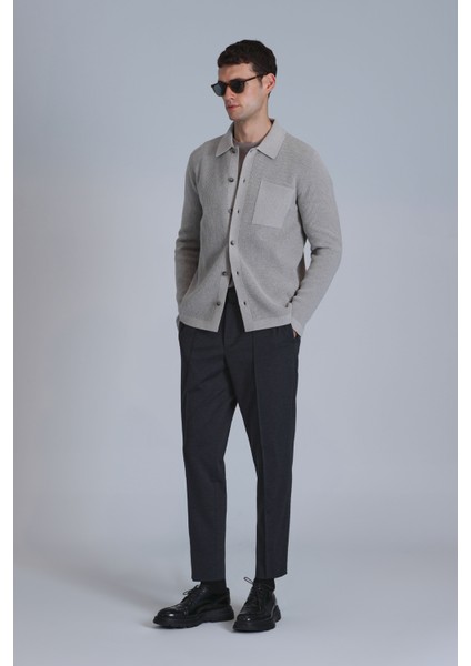 Solıd Erkek Hırka Siyah fırsatları