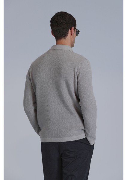 Solıd Erkek Hırka Siyah