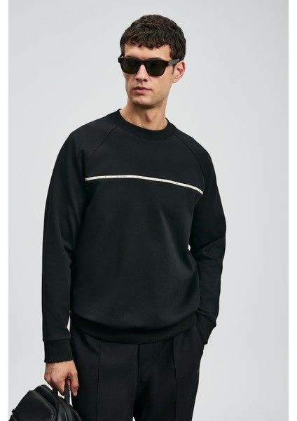 Cosmo Erkek Sweatshirt Siyah