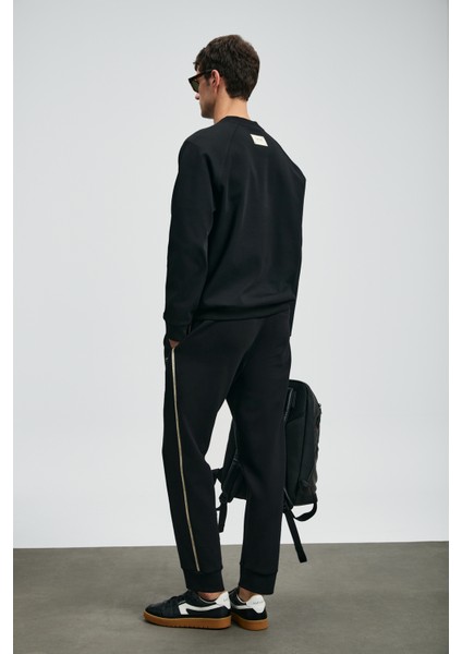 Cosmo Erkek Sweatshirt Siyah