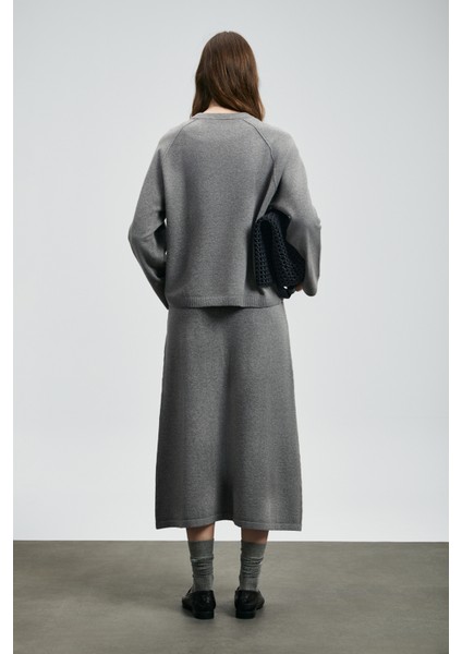 Holly Kadın Kazak Siyah