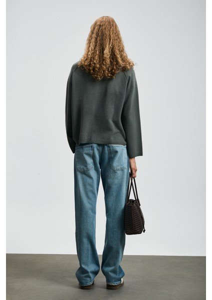 Holly Kadın Kazak Siyah