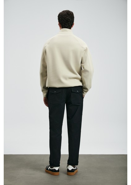 Hazel Erkek Sweatshirt Siyah