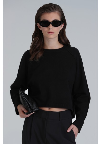 Sun Kadın Kazak Siyah modelleri