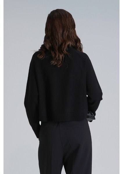 Sun Kadın Kazak Siyah