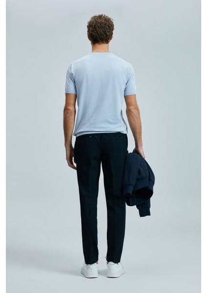 Sımon Smart Erkek Chino Pantolon Slim Fit Siyah