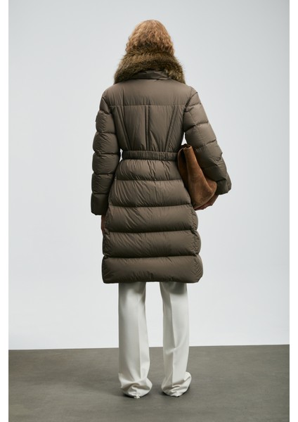 Eco Kaz Tüyü Kadın Mont