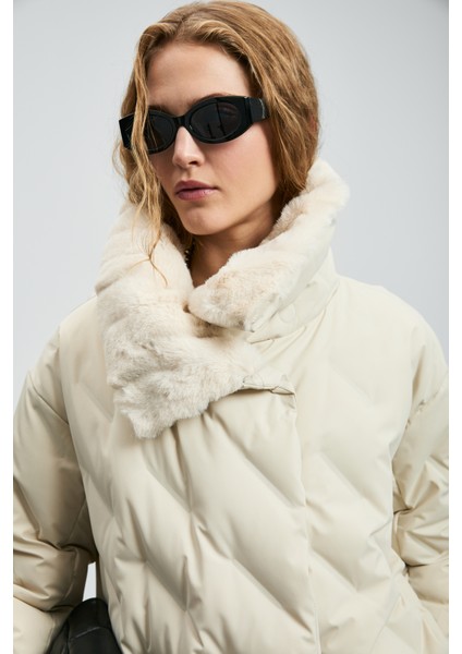 Monıca Kaz Tüyü Kadın Mont Siyah indirimleri