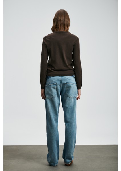 Hoper Kadın Kazak Siyah