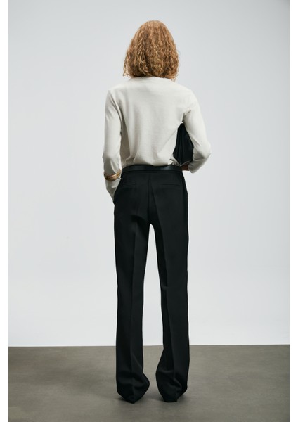 Hoper Kadın Kazak Siyah