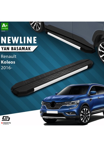 Renault Koleos 2 NewLine Aluminyum Yan Basamak 163 Cm 2016 Üzeri A+ Kalite