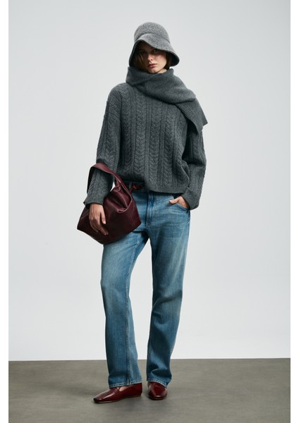 Mıra Kadın Kazak Antrasit modelleri