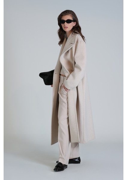 Burnıe Kadın Palto Bej modelleri