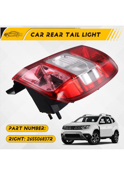 265506837R Araba Sağ Arka Kuyruk Işığı Işığı Işığı Sinyal Işığı Renault Dacia Duster 2013-2017 Sağ Ampul Yok (Yurt Dışından) fırsatları