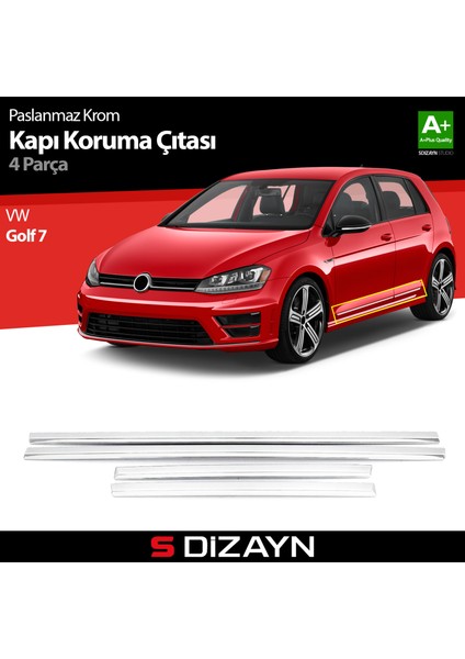 VW Golf 7 Kapı Koruma Çıtası Krom 2013-2020 modelleri