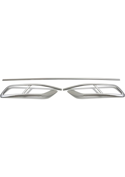 VW Passat B8.5 Krom Egzoz Görünümü Difüzör 4'lü R Line 3 Parça 2019-2023 fiyatları