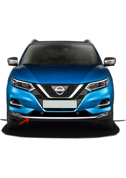 Nissan Qashqai Krom Ön Tampon Çıtası 2017-2021 modelleri