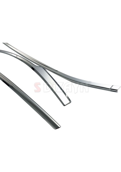 VW Passat B8.5 Krom Ön Tampon Alt Çıtası 3 Parça 2019-2023